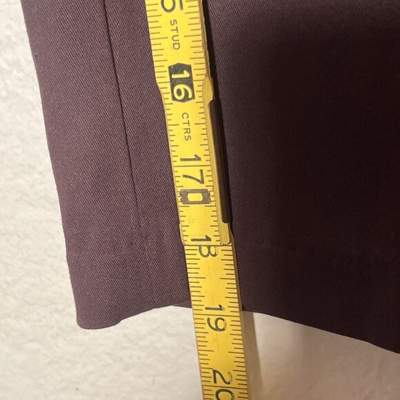 NWT Larry Levine Capris Women's 8 Chocolate Stretch Mid Rise City Comfort Career - Picture 12 of 15